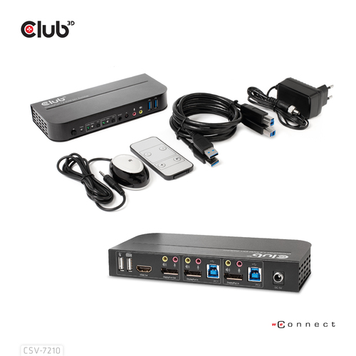Club 3D CSV-7210 kvm-switch, afbeelding 5
