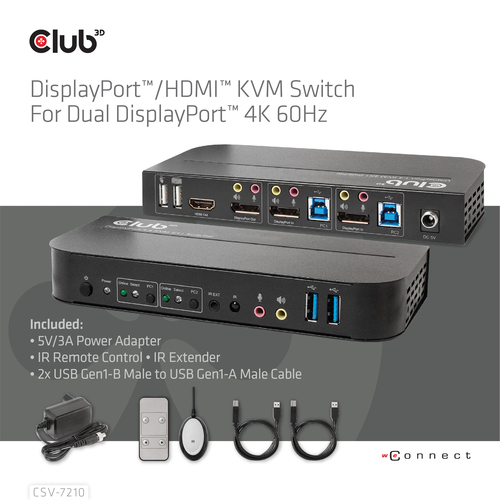 Club 3D CSV-7210 kvm-switch, afbeelding 7