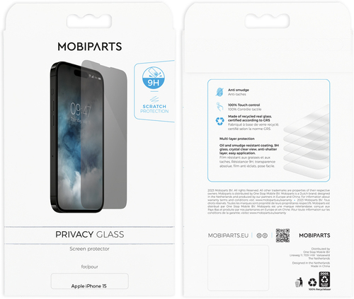 Eco bescherming gemaakt van recycled gehard glas Geproduceerd om het verschil te maken. Deze Mobiparts Recycled Tempered Glass is een ultradunne, afbeelding 3