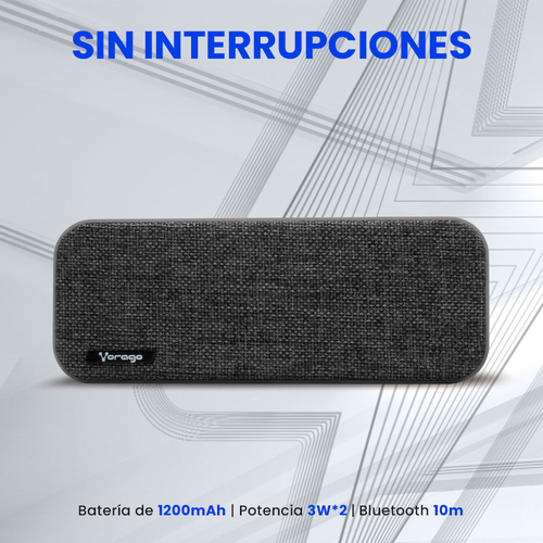 Bocina Portátil Bluetooth VORAGO BSP-150