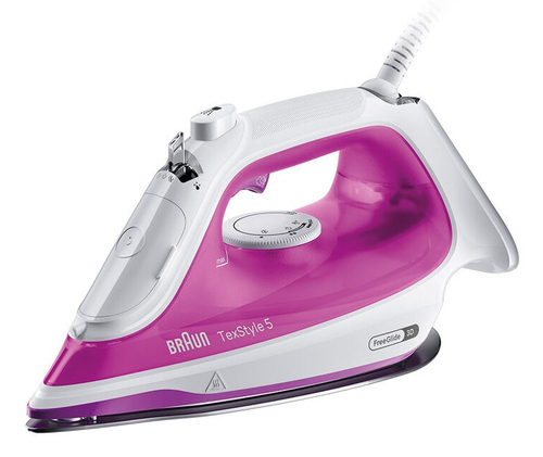 Braun TexStyle 5 SI 5225 Паровой утюг 2500 W Розовый, Белый