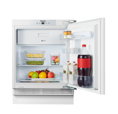Hisense RUR156D4AWE Integrated Undercounter Fridge - Fixed Hinge, White - image 5