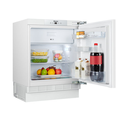 Hisense RUR156D4AWE Integrated Undercounter Fridge - Fixed Hinge, White - image 6