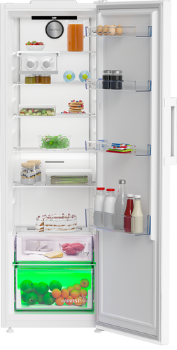 Beko HarvestFresh™ LNP4686LVW 186cm Fridge - White - E Rated, White - image 3