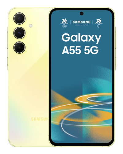 Samsung Galaxy A55 5G SM-A556 16.8 cm (6.6") Hybrid Dual SIM Android 14 USB Type-C 8 GB 256 GB 5000 mAh Yellow