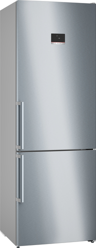 Bosch Serie 6 KGN49AIBT réfrigérateur-congélateur Pose libre 440 L B Acier inoxydable
