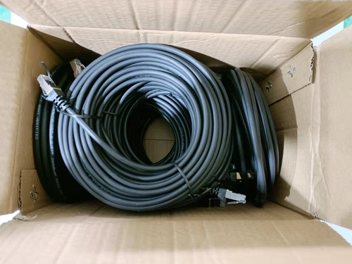 Equip Patchkabel Cat6 40x/Box S/FTP 2xRJ45 1.00m zwart LSZH, afbeelding 2