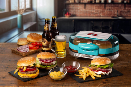 Ariete Party Time Hamburger maker 0205/01 elektrische bakplaat – Foto 4 van 6