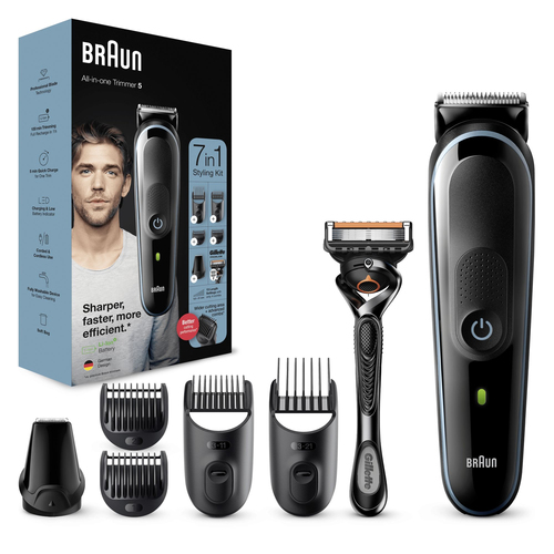 Braun All-in-one MGK5355 Akku 2,1 cm Schwarz, Blau