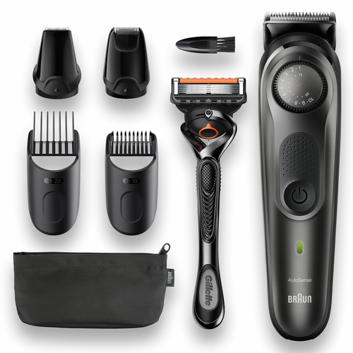 Braun BeardTrimmer 7 BT7940 AC/Baterija 39 2 cm Melns
