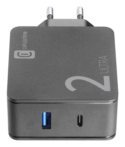 Cellularline Duo Charger Ultra - USB-C Laptop, MacBook, Smartphones – image 2