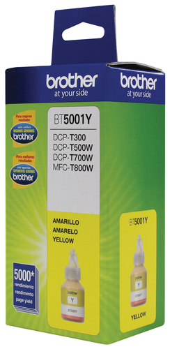 Brother BT5001Y cartucho de tinta 1 pieza(s) Original Extra (Súper) alto rendimiento Amarillo imagen 2