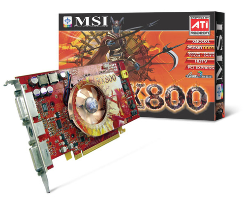 MSI Radeon X800XL 256MB GDDR3