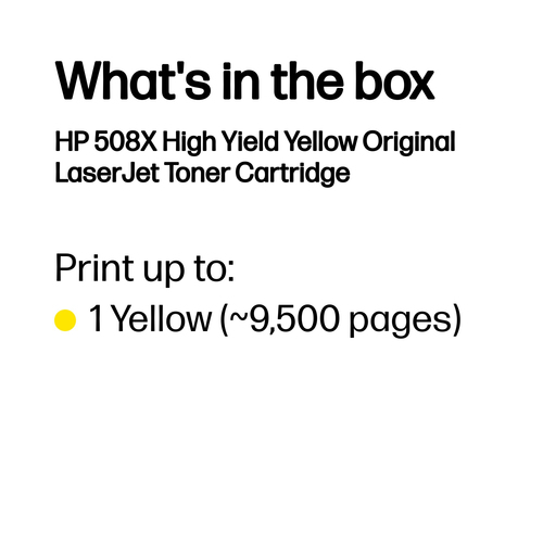 HP 508X High Yield Yellow Original LaserJet Toner Cartridge (CF362X) - image 3