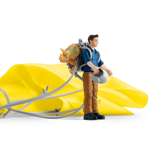 Schleich Dinosaurs - Dino parachute-reddingsbrigade speelfiguur, afbeelding 7