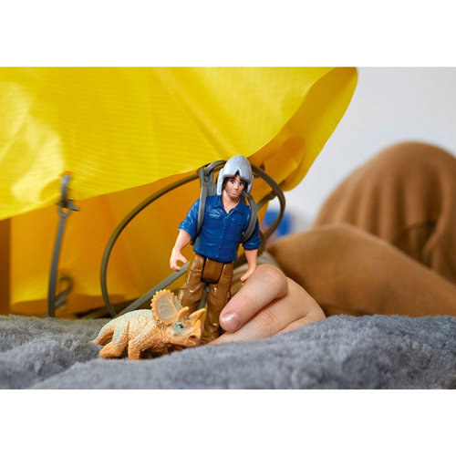 Schleich Dinosaurs - Dino parachute-reddingsbrigade speelfiguur, afbeelding 3
