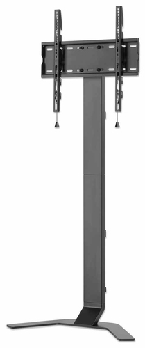 Manhattan Vloerstandaard voor TV’s en monitoren (ultraslank), voetmontage, voor schermen 37"–55", VESA-compatibiliteit: van 200x200 tot 400x400 mm (controleer de afmetingen van de vier montagegaten aan de achterzijde), max. 40 kg, zwart