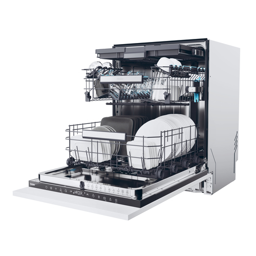 Haier XS 4B4S3FSB-80 Full-size Fully Integrated WiFi-enabled Dishwasher, Black - image 4
