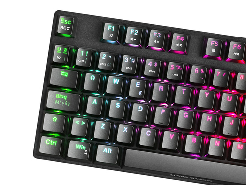 Mars Gaming MKREVOPROWRPT Black, Mechanical RGB Gaming Keyboard, TKL+ NUM, Red Switch, Portuguese – image 5