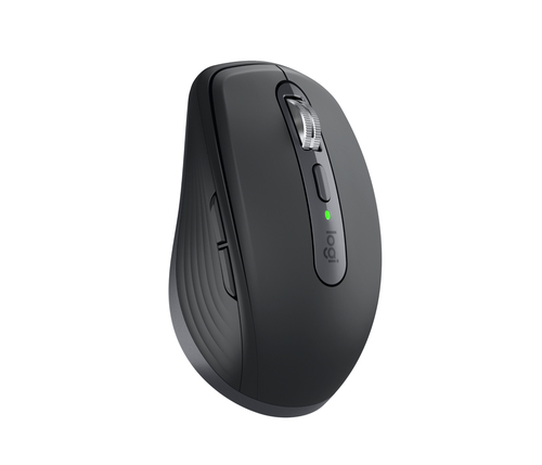 Logitech MX Anywhere 3S. Form factor: Right-hand. Movement detection technology: Laser, Device interface: RF Wireless + Bl