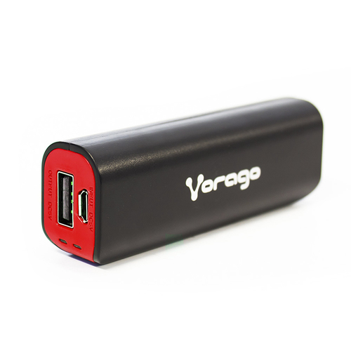 Power Bank VORAGO PB-150, Negro,Rojo, 2200 mAh PB-150-RD PB-150 EAN 7502266675129UPC  - PB-150