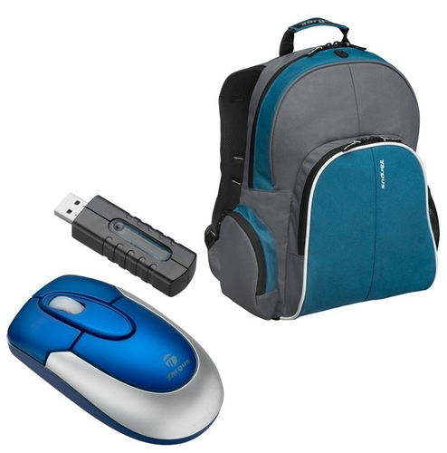 Targus X-mas Bundle: 15.4" Backpack + Wireless Mouse