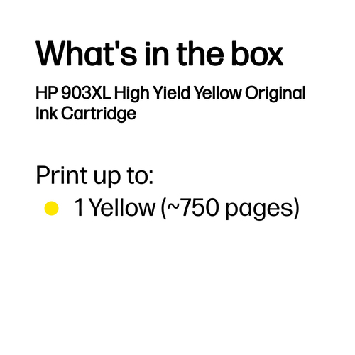 Original HP 903XL High Capacity Yellow Ink Cartridge - image 3