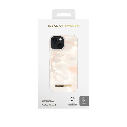 iDeal of Sweden Printed Case MagSafe iPhone 15 Rose Pearl Marble – image 4