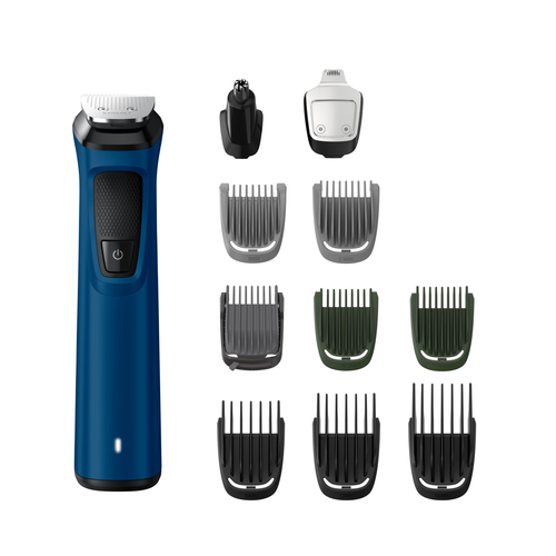 Philips MULTIGROOM Series 7000 MG7707/15 hair trimmers/clipper Black, Blue Lithium-Ion (Li-Ion)