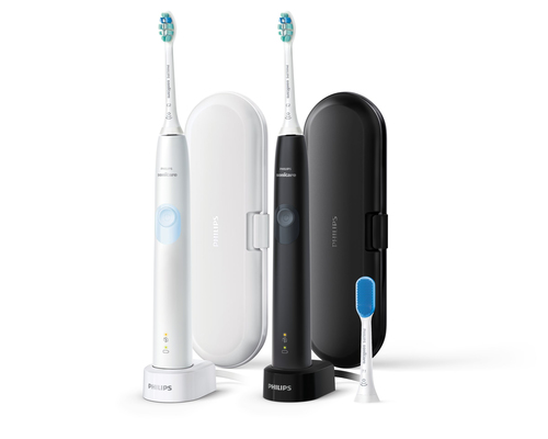 Philips 4300 series HX6809/83 electric toothbrush Adult Sonic toothbrush Black, White – image 2