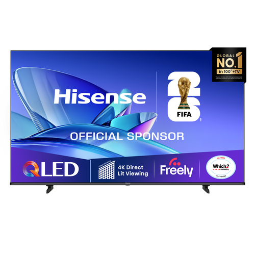 Hisense E7Q 55" 4K Ultra HD Qled Smart TV - 55E78QTUK, Black - image 2