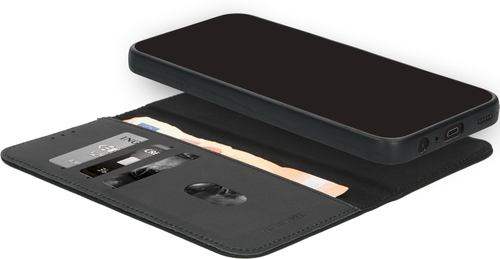 Mobiparts Leather 2 in 1 Wallet Case Apple iPhone 16 Pro Black – image 3