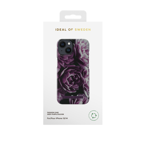 iDeal of Sweden Printed Case iPhone 13 / 14 / 16e Deep Purple Bloom – image 1
