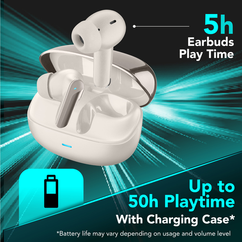 Cellularline NUMB BLUETOOTH EARBUDS WITH HYBRID ANC, BEIGE – image 5