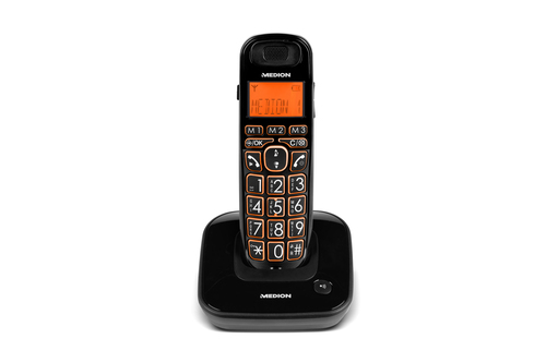 MEDION E63197B DECT telephone Caller ID Black – image 2