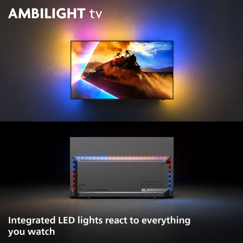 55" Philips OLED760 OLED 4K Hdr Ambilight Smart TV - 55OLED760/12, Black - image 3