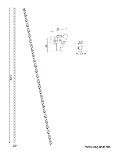 Neomounts ADS06-142BL Kabelspiraal - voor 1-5 kabels - universeel, afbeelding 9