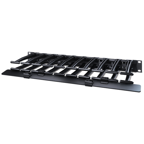 APC Horizontal Cable Manager Single-Sided with Cover - Rekkabelbeheerpaneel met bedekking, afbeelding 3