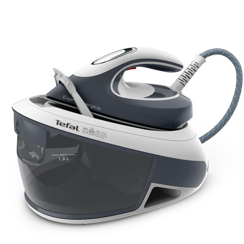 Tefal Express Airglide SV8020G0 Pressurised Steam Generator Iron - Grey / White, Grey - image 1