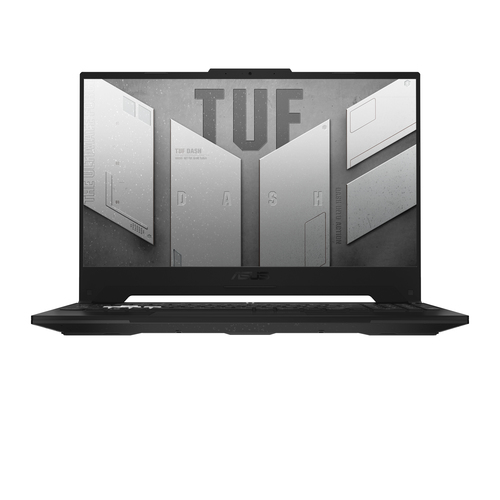 ASUS TUF Dash F15 FX517ZE-HN043. Product type: Notebook, Form factor: Clamshell. Processor family: Intel® Core™ i7, Processor model: i7-12650H. Display diagonal: 39.6 cm (15.6"), HD type: Full HD, Display resolution: 1920 x 1080 pixels. Internal memory: 8 GB, Internal memory type: DDR5-SDRAM. Total storage capacity: 512 GB, Storage media: SSD. On-board graphics card model: Intel® UHD Graphics, Discrete graphics card model: NVIDIA GeForce RTX 3050 Ti. Product colour: Black, Grey. Weight: 2 kg