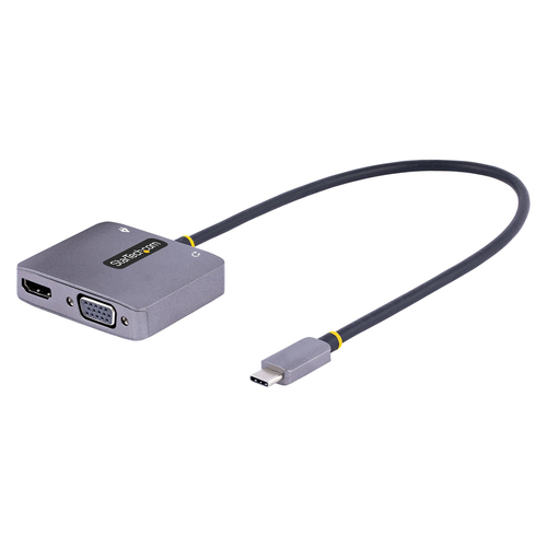 ADAPTADOR DE VIDEO USB C ADAPTADOR MULTIPUERTOS USB C A HDMI VGA CON SALIDA DE AUDIO DE 35MM HDR 4K A 60HZ PD 30 DE 100W COMPATIBLE CON THUNDERBOLT 3/4 - STARTECHCOM MOD 122-USBC-HDMI-4K-VGA 122-USBC-HDMI-4K-VGA - 122-USBC-HDMI-4K-VGA