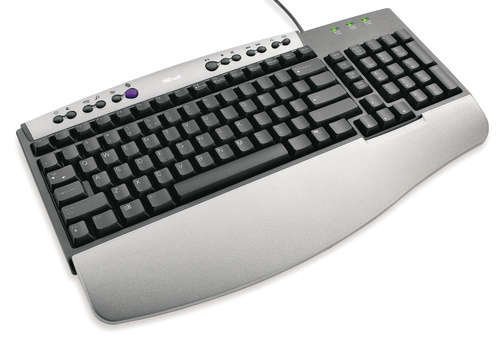 Trust Silverline Direct Access Keyboard klaviatuur PS/2 Must