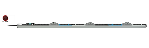 Vertiv Knürr DIS Rack PDU, I, remote metered, 0U, input IEC 60309 230/400V
