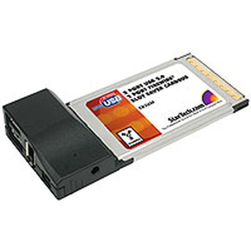 StarTech.com 2 Port USB 2.0 and 2 Port IEEE-1394 FireWire CardBus Slot Saver Adapter