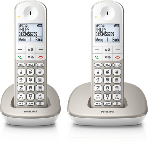 Philips XL4902S/FT telephone DECT telephone Caller ID Silver, White – image 2