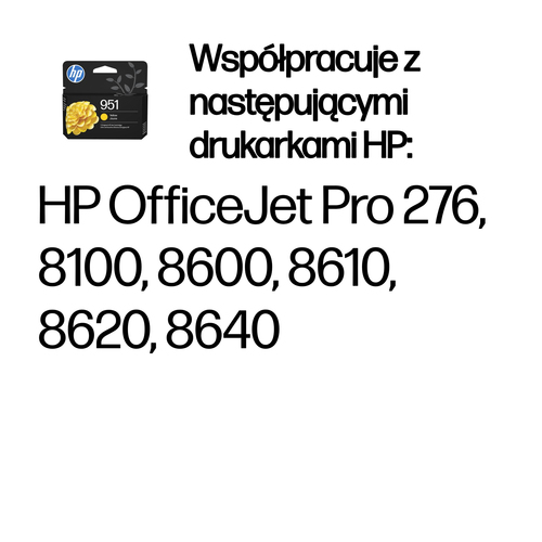 Oryginalny wkład tusz HP 951 (CN052AE) Zółty (Yellow)