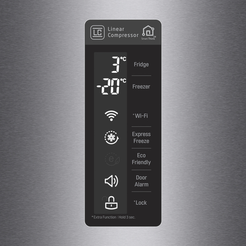 LG GBB60DSMFS fridge-freezer Freestanding – image 8