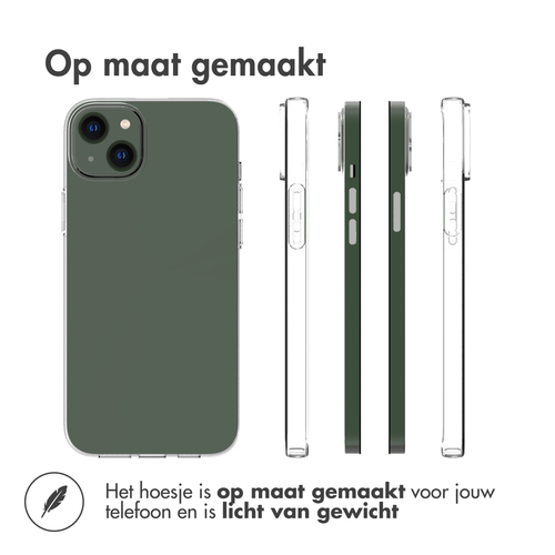 Accezz Clear Backcover iPhone 14 Plus - Transparant, afbeelding 3