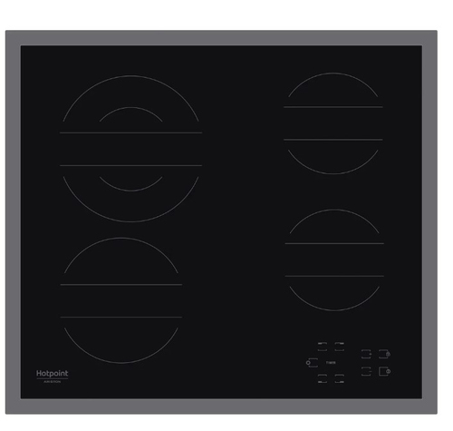 Hotpoint HR642XCM hob Black Built-in