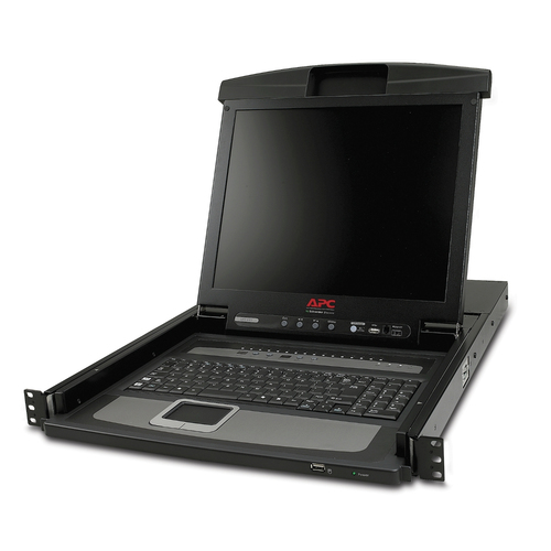 APC 17" Rack LCD Console with Integrated 16 Port Analog KVM Switch